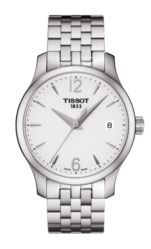 Tissot Tradition Lady Stainless Steel / Silver / Bracelet T063.210.11.037.00