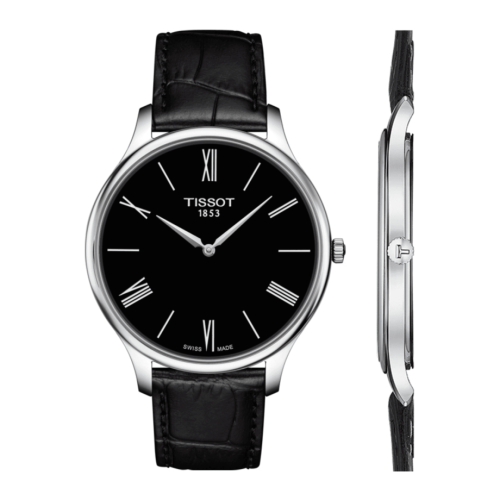 Tissot Tradition 5.5 Stainless Steel / Black / Strap T063.409.16.058.00