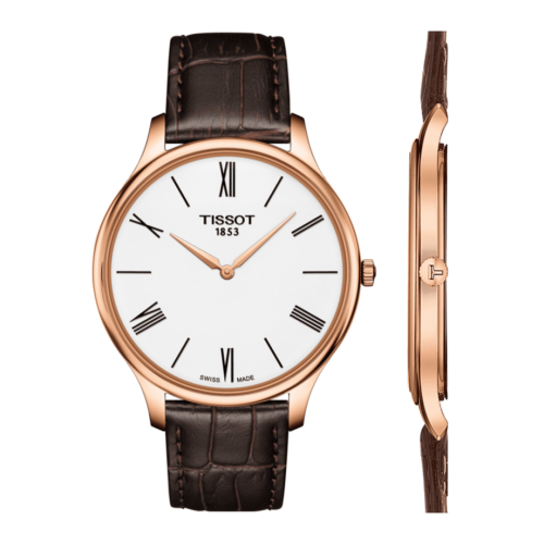 Tissot Tradition 5.5 Rose Gold PVD T063.409.36.018.00
