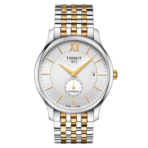 Tissot Tradition Automatic Small Second Bicolor / Silver / Bracelet T063.428.22.038.00