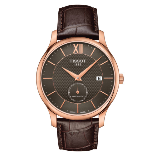 Tissot Tradition Automatic Small Second Rose Gold PVD / Grey T063.428.36.068.00