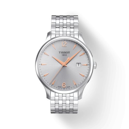 Tissot Tradition Quartz 42 Stainless Steel / Silver / Bracelet T063.610.11.037.01
