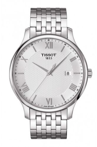 Tissot Tradition Quartz 42 Stainless Steel / Silver / Bracelet T063.610.11.038.00