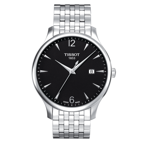 Tissot Tradition Stainless Steel / Black / Bracelet T063.610.11.057.00