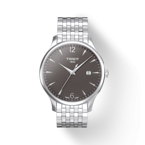 Tissot Tradition Quartz 42 Stainless Steel / Grey / Bracelet T063.610.11.067.00