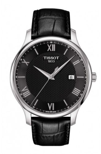 Tissot Tradition Quartz 42 Stainless Steel / Black / Strap T063.610.16.058.00