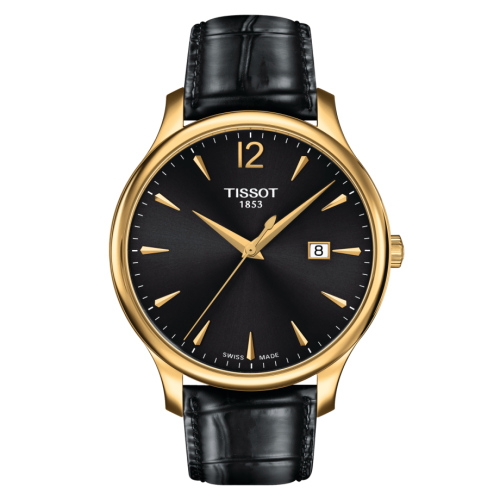 Tissot Tradition PVD Yellow Gold / Black T063.610.36.057.00