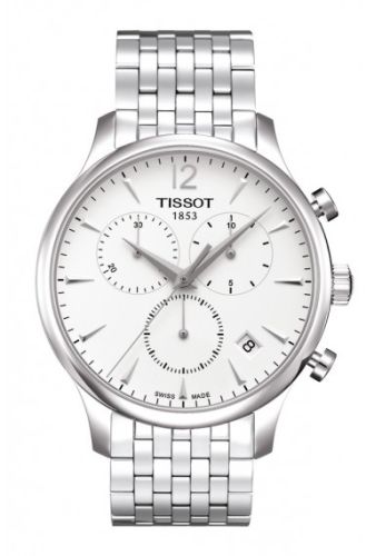 Tissot Tradition Chronograph Stainless Steel / Silver / Bracelet T063.617.11.037.00
