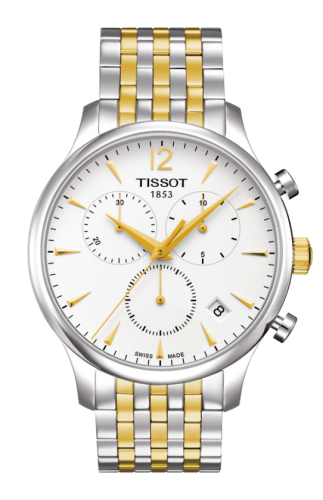 Tissot Tradition Chronograph Bicolor / Silver T063.617.22.037.00