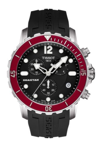 Tissot Seastar 1000 Quartz Chronograph Stainless Steel / Black / Rubber T066.417.17.057.01