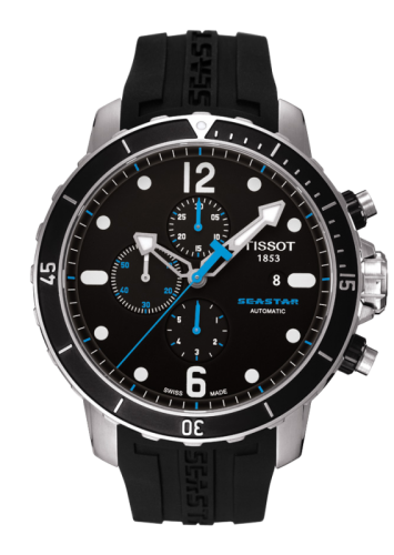 Tissot Seastar 1000 Automatic Chronograph Black Rubber T066.427.17.057.00
