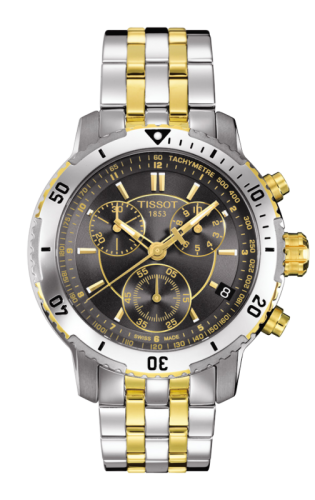 Tissot PRS 200 Quartz Chronograph Two Tone Grey T067.417.22.051.00