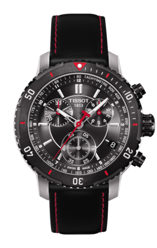 Tissot PRS 200 Quartz Chronograph PVD Bezel Strap T067.417.26.051.00