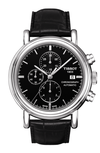 Tissot Carson Chronograph Automatic 42 Stainless Steel / Black / Strap T068.427.16.051.00