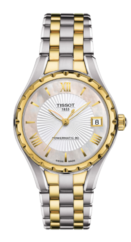 Tissot Lady 80 Automatic Stainless Steel / PVD Gold / MOP T072.207.22.118.00
