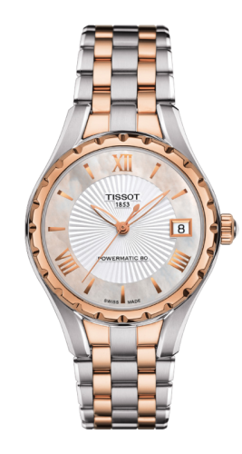 Tissot Lady 80 Automatic Stainless Steel / PVD Gold / MOP T072.207.22.118.01