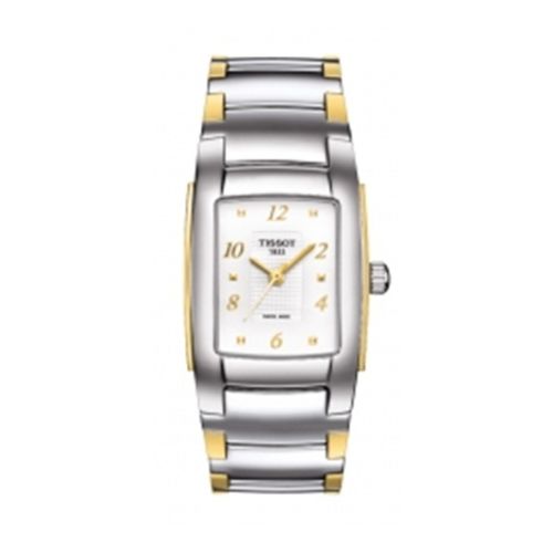 Tissot T-10 Stainless Steel / PVD Gold / White T073.310.22.017.00
