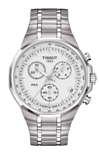 Tissot PRX Chronograph Quartz Stainless Steel / Silver T077.417.11.031.00