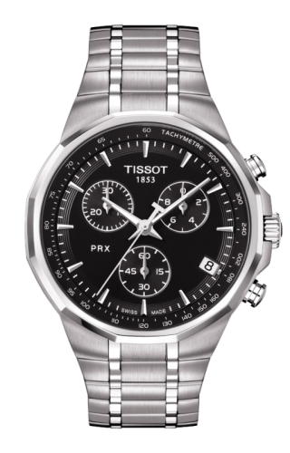 Tissot PRX Chronograph Quartz Stainless Steel / Black T077.417.11.051.00