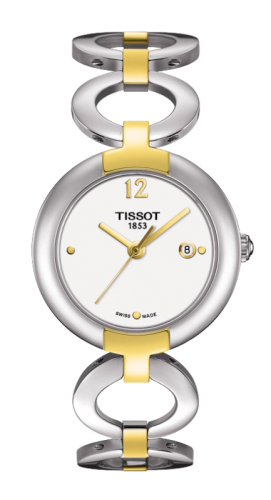 Tissot Pinky Stainless Steel / PVD Gold / White / Bracelet T084.210.22.017.00