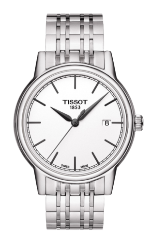 Tissot Carson Quartz 40 Stainless Steel / White / Bracelet T085.410.11.011.00