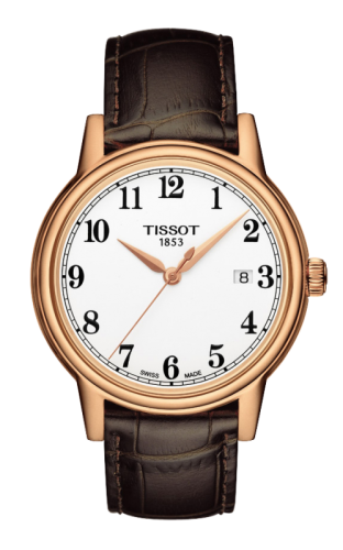 Tissot Carson Quartz 40 Rose Gold PVD / White / Strap T085.410.36.012.00
