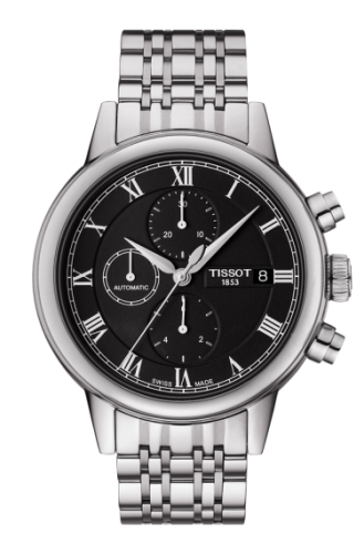 Tissot Carson Automatic Chronograph 42.3 Stainless Steel / Black / Bracelet T085.427.11.053.00