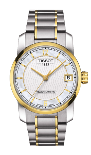 Tissot Powermatic 80 Lady Titanium / PVD Gold / MOP T087.207.55.117.00