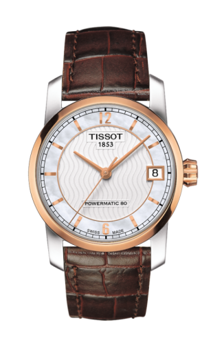Tissot Powermatic 80 Lady Titanium / PVD Gold / MOP T087.207.56.117.00
