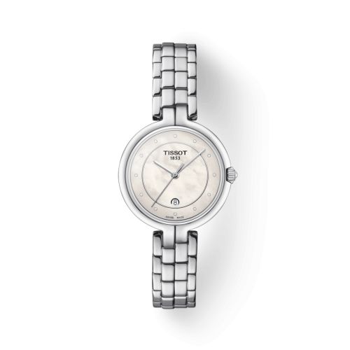 Tissot Flamingo Stainless Steel / MOP / Bracelet T094.210.11.116.01