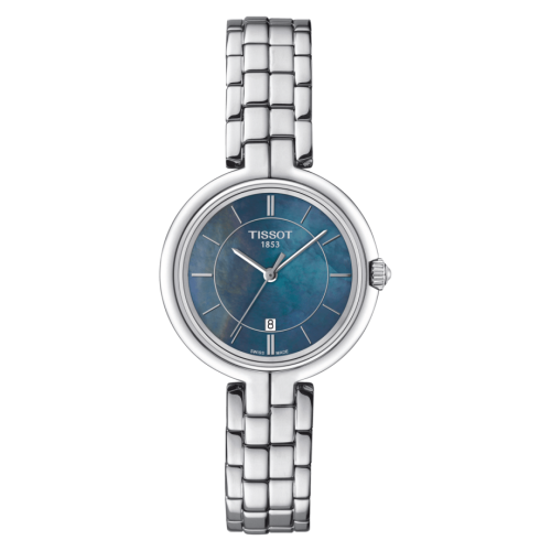 Tissot Flamingo Stainless Steel / Black MOP / Bracelet T094.210.11.121.00