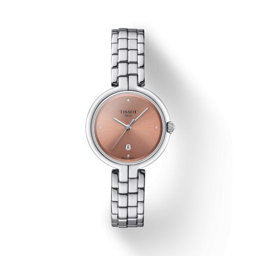 Tissot Flamingo Stainless Steel / Pink / Bracelet T094.210.11.336.00