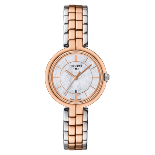 Tissot Flamingo Stainless Steel - Rose Gold/ MOP / Bracelet T094.210.22.111.00