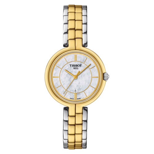 Tissot Flamingo Bicolor / MOP / Bracelet T094.210.22.111.01