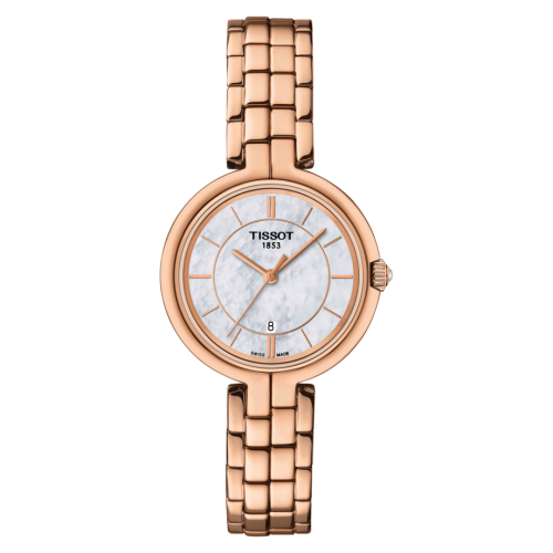 Tissot Flamingo PVD Rose Gold / MOP / Bracelet T094.210.33.111.01