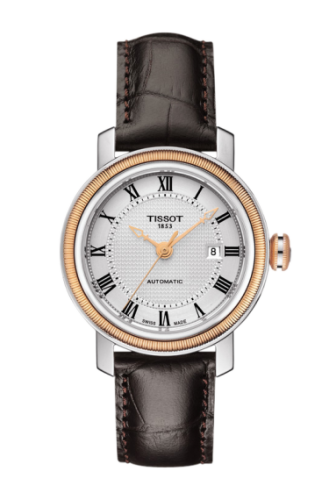 Tissot Bridgeport Automatic 29 Stainless Steel / Rose Gold PVD / Silver / Bracelet T097.007.26.033.00