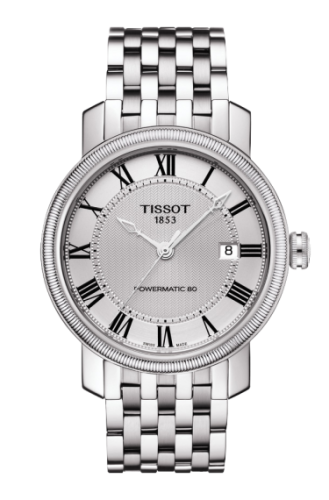 Tissot Bridgeport Powermatic 80 Silver Roman / Bracelet T097.407.11.033.00
