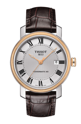 Tissot Bridgeport Powermatic 80 Two Tone / Silver Roman T097.407.26.033.00