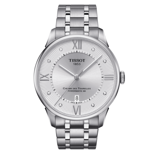 Tissot Chemin Des Tourelles Powermatic 80 42 Stainless Steel / Silver / Bracelet T099.407.11.033.00