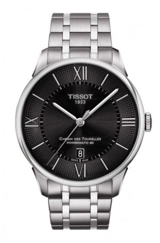 Tissot Chemin des Tourelles Powermatic 80 Stainless Steel / Black / Bracelet T099.407.11.058.00
