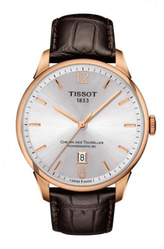 Tissot Chemin des Tourelles Powermatic 80 Rose PVD / Silver T099.407.36.037.00