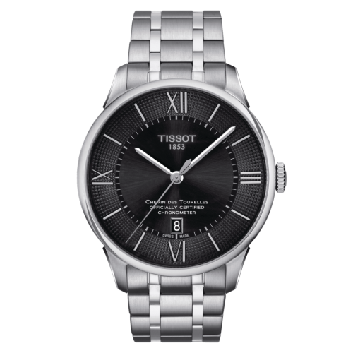 Tissot Chemin Des Tourelles Powermatic 80 COSC 42 Stainless Steel / Black / Bracelet T099.408.11.058.00