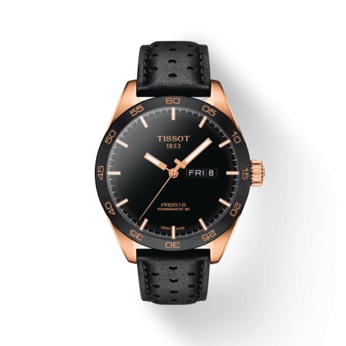 Tissot PRS 516 Powermatic 80 PVD Rose / Black T100.430.36.051.01