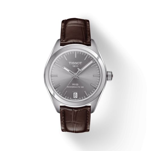 Tissot PR 100 Powermatic 80 33 Stainless Steel / Grey T101.207.16.071.00