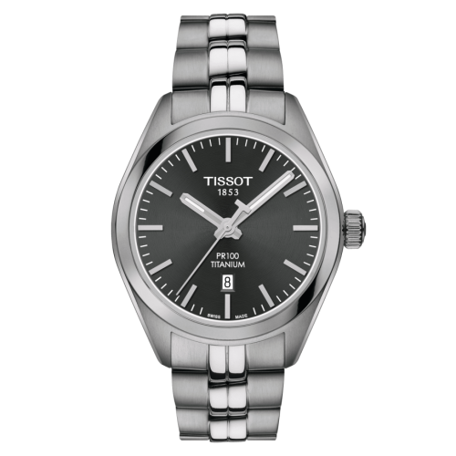 Tissot PR 100 Quartz 33 Titanium / Grey / Bracelet T101.210.44.061.00