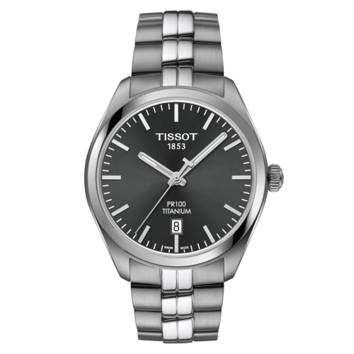 Tissot PR 100 Quartz 39 Titanium / Grey / Bracelet T101.410.44.061.00