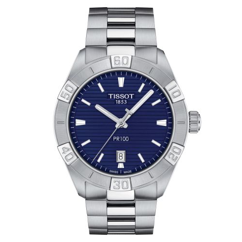 Tissot PR 100 Sport Gent Stainless Steel / Blue / Bracelet T101.610.11.041.00