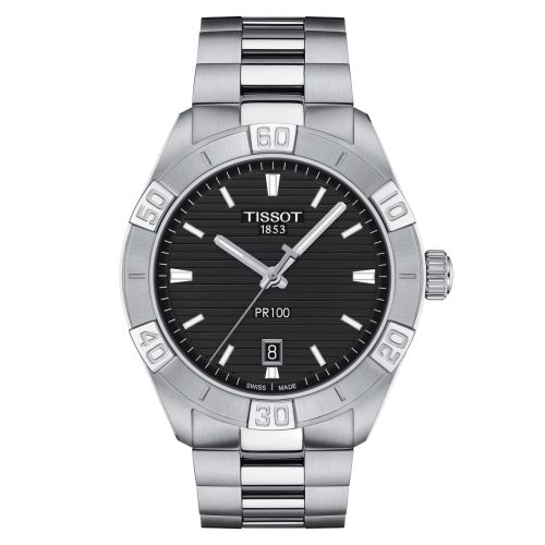 Tissot PR 100 Sport Gent Stainless Steel / Black / Bracelet T101.610.11.051.00