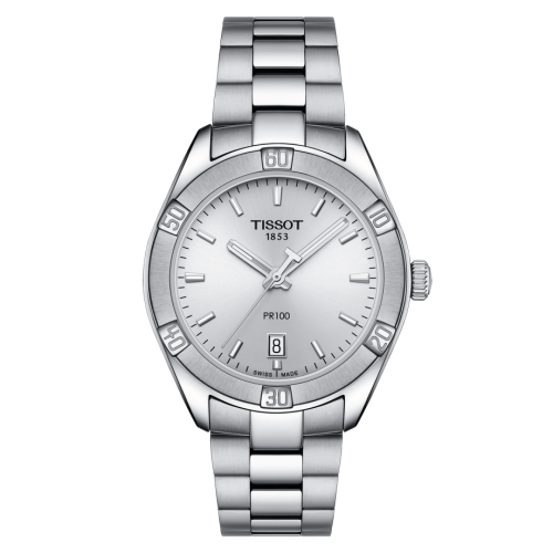 Tissot PR 100 Sport Chic 36 Stainless Steel / Silver / Bracelet T101.910.11.031.00