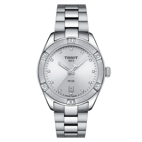Tissot PR 100 Sport Chic 36 Stainless Steel / Silver / Bracelet T101.910.11.036.00